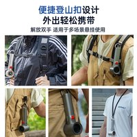 京东京造风宝小风扇手持高速节能小风炮迷你便携式无叶涡轮电风扇挂脖风扇桌面风扇充电款随身猛禽PRO