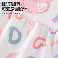 【轻薄透气】新生儿衣服夏季薄款连衣裙女童公主裙背心裙卡通可爱