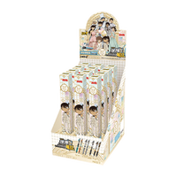 【开学必备】卡游 名侦探柯南盲盒中性笔端盒按动水笔签字笔文具学生考试专用笔