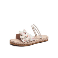 热风（Hotwind）夏季女士百搭平底两穿凉鞋沙滩碎花时尚凉拖女外穿 温柔碎花（花色3612） 37