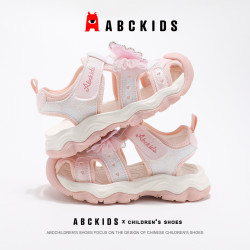 ABCKIDS ABC KIDS  2026夏季新款马卡龙色系甜美可爱蝴蝶结运动休闲包头凉鞋 （3款可选）