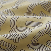 GANT/甘特2024年新款女士中长款裙子休闲宽松字母印花五分袖连衣裙