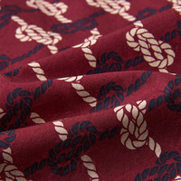 GANT/甘特【100%棉】女士法式复古衬衣宽松舒适印花格子长袖衬衫 604-红色 36