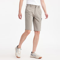 七匹狼短裤男夏季休闲短裤男微弹透气运动短裤工装五分裤 704(浅杏色) M 170