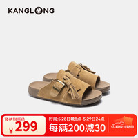 康龙 女鞋 时尚流苏女拖鞋 2252221104