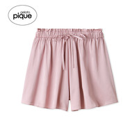 Gelato pique 女士缎面草莓刺绣短袖衬衫 PWFT244326