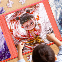 优优鼠哪吒2魔童闹海周边儿童磁性拼图玩具磁力高清图男女孩益智玩具 哪吒磁力拼图3阶【91片】