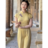 柚伊美 新中式女夏季连衣裙 9738-1