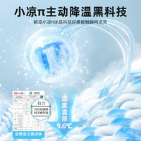 懒无限凉席冰丝席 A类抗菌宿舍席子可水洗折叠 0.9*2米两件套 熊猫灰【A类抗菌 赠枕套】
