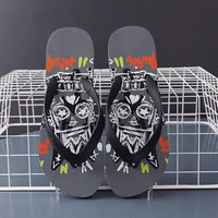 楚歌质优品 男士人字拖 夏季国潮防滑凉鞋