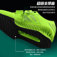 GINGPAI竞派举重鞋专业力量举深蹲硬拉室内综合训练鞋男女防滑支撑用 深蹲举重鞋纯黑色 买大一码 46