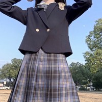 夕阳慕 女学生西装制服套装 8630