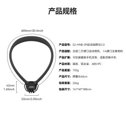 TELESIN 泰迅适用大疆action5pro/4/3挂脖支架SE挂脖2.0适配gopro13运动相机acepro2手机挂脖胸前固定支架