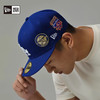 纽亦华 2023新款棒球帽男女同款MLB平檐帽刺绣潮流情侣遮阳帽 60358052-蓝色 712