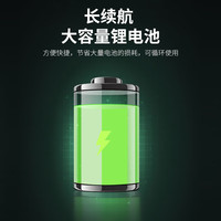 四万公里自行车照明灯前灯山地车夜骑灯手电筒USB充电喇叭灯骑行装备