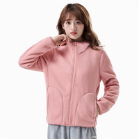 极地火 Polar Fire 抓绒衣女士摇粒绒加绒加厚秋冬新款卫衣外套