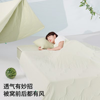 躺岛瓜瓜凉被凉席全套夏凉被软凉席枕套夏季冰丝凉感床品四件套