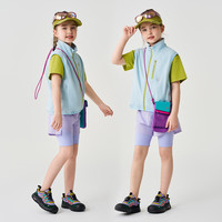 SMIBU斯密朴童鞋儿童户外鞋2025夏季男女童板鞋透气网面鞋子 猕猴桃啵啵糖 32码