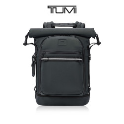 TUMI 途明 Alpha Bravo系列环保可持续轻质尼龙男士旅行双肩包 铁灰色/0232702IRN