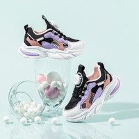 凯蒂猫 Hello Kitty 童鞋女童单网运动鞋儿童小白鞋夏季旋转纽扣跑步鞋 白色 35码