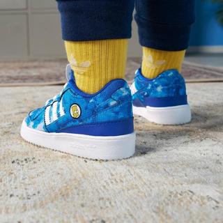  adidas/阿迪达斯 透气 儿童板鞋  深蓝/浅蓝/白 26.5