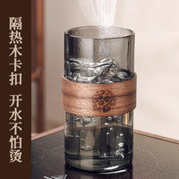 高硼硅玻璃杯水杯家用客厅套装喝水杯子高颜值耐高温防烫泡茶杯