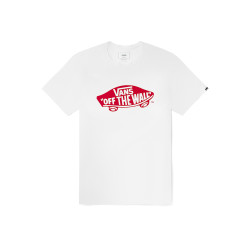 VANS 范斯 官方 男女情侣短袖T恤夏季滑板LOGO红白出游好物