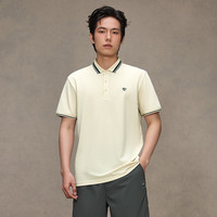 HLA/海澜之家亦心即为短袖POLO25春夏撞色刺绣凉感微弹T恤男 175/92A 砖红4C