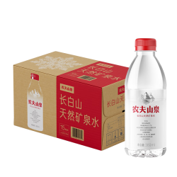 农夫山泉 长白山天然矿泉水 380ml*15瓶*2箱