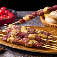 京东百亿补贴、PLUS会员：鲜京采 内蒙古孜然羊肉串1kg （50串）