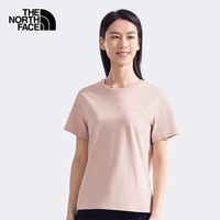 The North Face北面短袖T恤女户外舒适透气8EYP 粉色/LK6 S