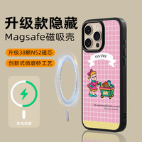 BLINBLIN鎏金手机壳iPhone16promax手机壳iPhone15保护套iPhone14手机壳iPhone13保护套全包防摔创意高级感 981(格子)