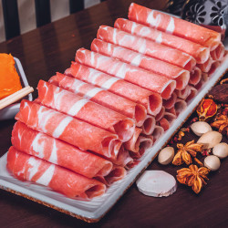 鲜京采 内蒙古原切羔羊肉卷 2斤(250g*4包)