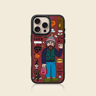 BLINBLIN鎏金手机壳iPhone16手机保护套iphone15手机壳iPhone14保护套IP13手机壳iphone12保护手机壳 935（时尚大叔）