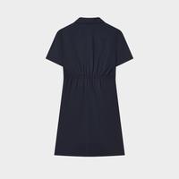 【凉感】女装连衣裙女士休闲时尚简约百搭宽松翻领套头梭织裙