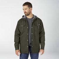 Dickies男士假两件连帽宽松大码工装夹克潮牌棉服外套冬 深蓝色 S