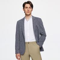 【可机洗可拆卸围巾】男款舒适弹性百搭休闲西服西装男