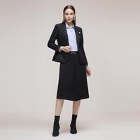 【修身显瘦】女装西装外套优雅职业口袋装饰可拆卸设计西服