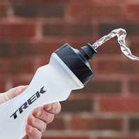 TREK崔克Voda系列密封防漏轻巧时尚环保耐磨自行车骑行水壶 白色/TREK黑色 26oz (769ml)