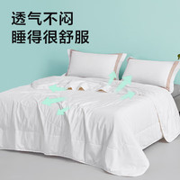 罗莱生活 LUOLAI 被子被芯 A类抗菌可水洗50%大豆蛋白夏被约1.9斤JDear京东 夏凉被【50%大豆 A类可水洗】