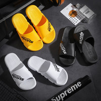 傲万拖鞋男外穿夏季防滑耐磨厚底潮流男士家用室外沙滩凉拖鞋户外 白色 38-39