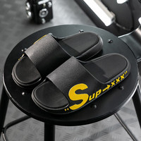 傲万拖鞋男外穿夏季防滑耐磨厚底潮流男士家用室外沙滩凉拖鞋户外 S红色 36-37