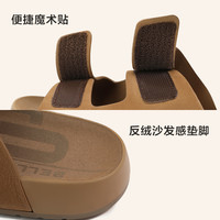 明星同款百丽吐司拖男士夏季拖鞋外穿勃肯鞋休闲凉鞋8GG01BT4 土黄色 41