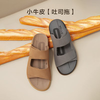 明星同款百丽吐司拖男士夏季拖鞋外穿勃肯鞋休闲凉鞋8GG01BT4