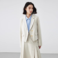 伯德小姐面试西服套装女职业正装考公气质休闲通勤教师西装外套 DX164 西装 适合80-90斤可穿