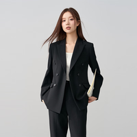 伯德小姐西装外套女士夏季职场高级感面试正装小个子职业西服套装 TZ03 西装 【春秋款】