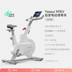 野小兽 动感单车用自行车静音磁控车室内运动训练燃脂器材 M1EV-自发电/百档磁控阻力