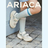 ARIACA艾芮苏儿童凉鞋运动鞋2025夏季透气软底网面鞋女童鞋子 米色 34码