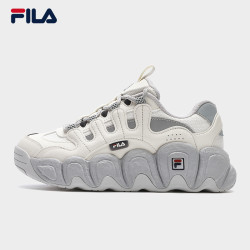 FILA 斐乐 官方女鞋可颂鞋面包鞋老爹鞋运动鞋复古休闲鞋厚底鞋子