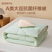 网易严选 大豆被A类抗菌 云杉绿-夏被 200*230cm（适合1.5m/1.8m床)